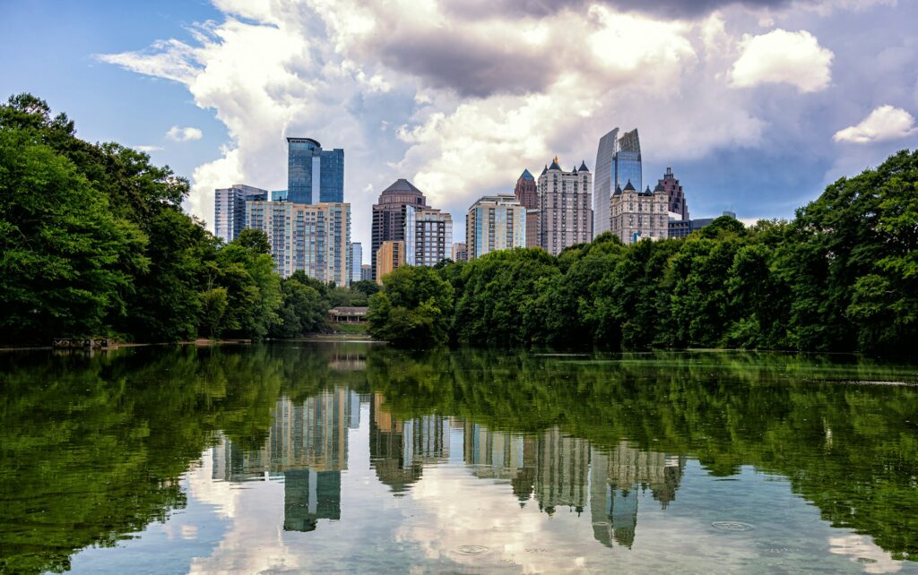 The Atlanta, GA skyline